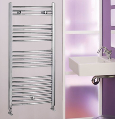 Plated Heated Towel Rail