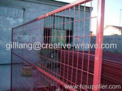 PVC temporary fence, yellow temporary fence, red temporary fence