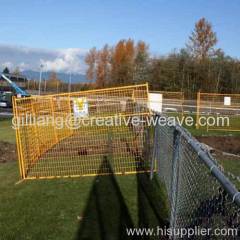 PVC temporary fence, yellow temporary fence, red temporary fence