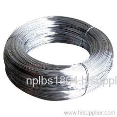 Galvanized wire