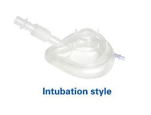 Intubation style Anesthesia masks