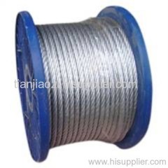 electro galvanzied wire rope