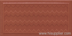 Glazed Tiles Series Embossed Tile, Exterior Wall Tile
