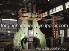 Electro hydraulic open die forging hammer