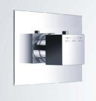 Concealed Thermostatic shower diverter