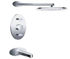 Oval Designer Thermostatic Bath shower Mixer