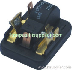 black color refrigerator starter relay