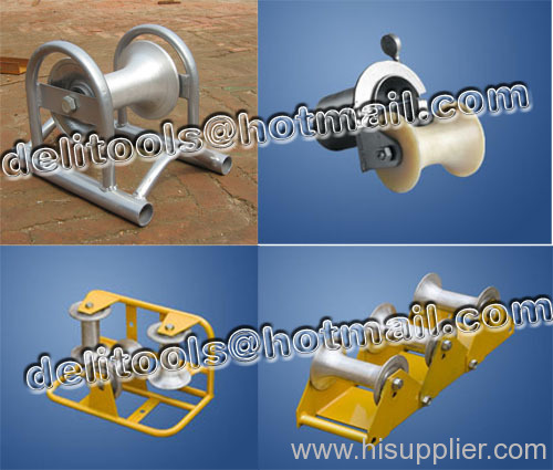 Straight line cable roller