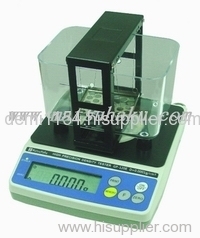 High precision solid density tester
