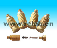 Mist nozzle, fog nozzle, mist cooling system