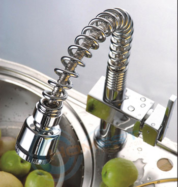 Pull Out Spring Kitchen Mixer