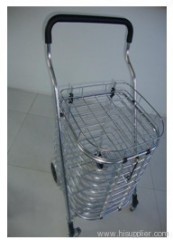 Aluminium Shopping Cart Wheeled