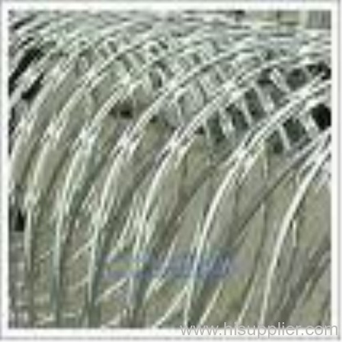 galvanized razor wire mesh