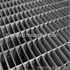 black welded mesh panel