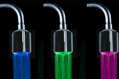 Color Changing Jed Faucet Light