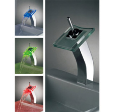 Single Handle LED Waterfall Faucet