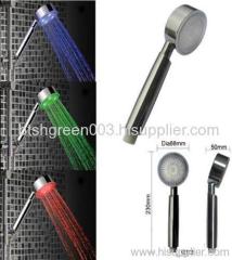 Seven color changing shower head