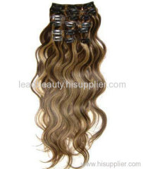 Indian Remy human clip in hair