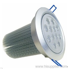 12x2w high power led recessed ceiling lamp
