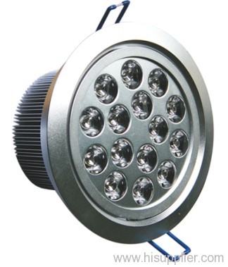 15X1W High power led recessed ceiling lamp