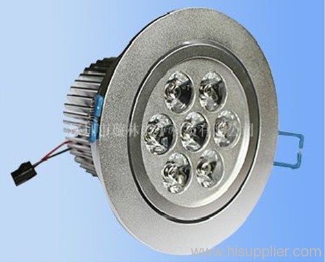 7x1w high power led ceressed ceiling lamp