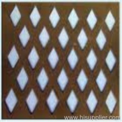 Perforated mesh panels