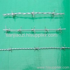 green PVC Coated Barbed Iron Wire