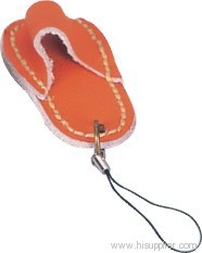 pu shoe keychain