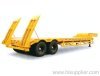 2 axles Low Flatbed Semi Trailer