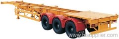 40 feet gooseneck skeletal container semi trailer