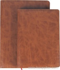 pvc leather cover notebook