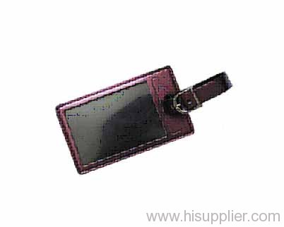 charming leather baggage Tag