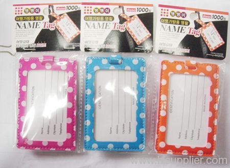 Plastic Luggage Tags