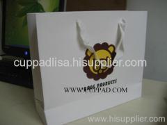 ivory paper bag