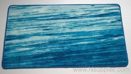 printed bath mats