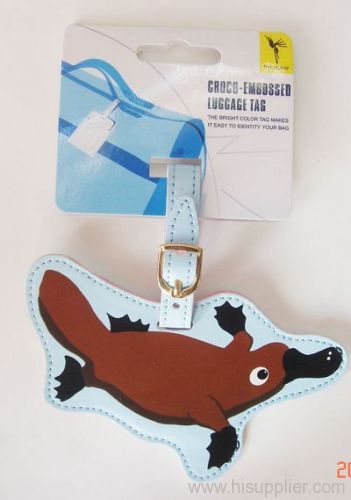 soft animal Luggage Tag