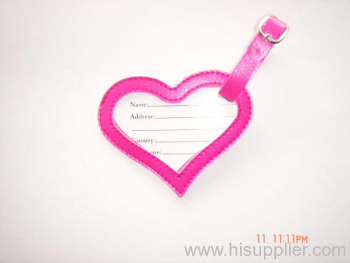 Pretty PVC Luggage Tag