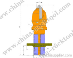 conical bits cutter bits cutter picks round shank bit