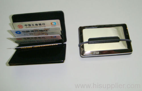 pu name card holder