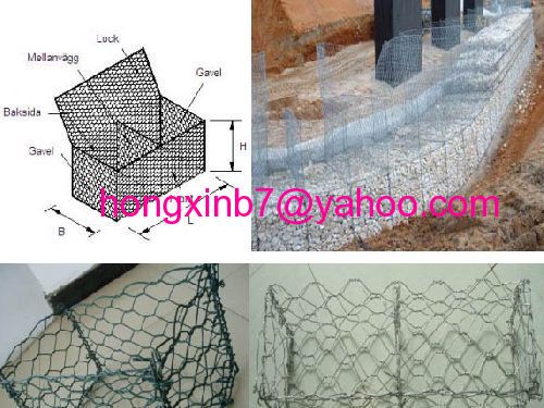 Hexagonal wire netting