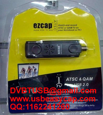 EzCap Digital ATSC TV Stick and QAM TV