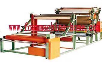 Vertical net belt laminating machine