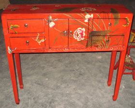 Chinese hand painted furniture