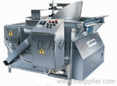 gas semi-automatic type frying machine