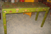 painted green table