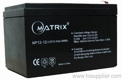 valve regulated free maintenance battery