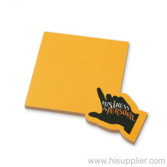 die-cut sticky notes