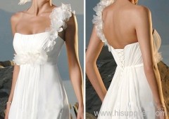 Newest Perfect Chiffon Beach Wedding Dresses