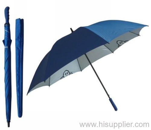 Straight golf umbrellas