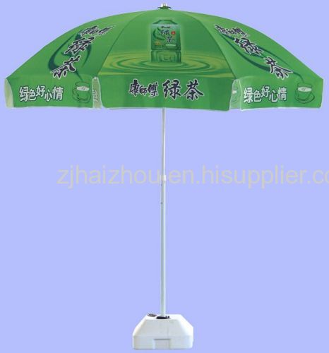 beach umbrella with all panels printing